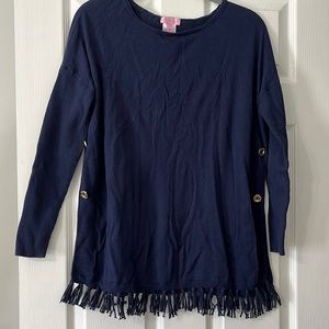 Lilly Pulitzer Ramona Fringe Sweater